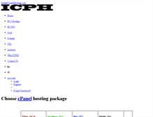 Tablet Screenshot of instantcpanelhosting.com